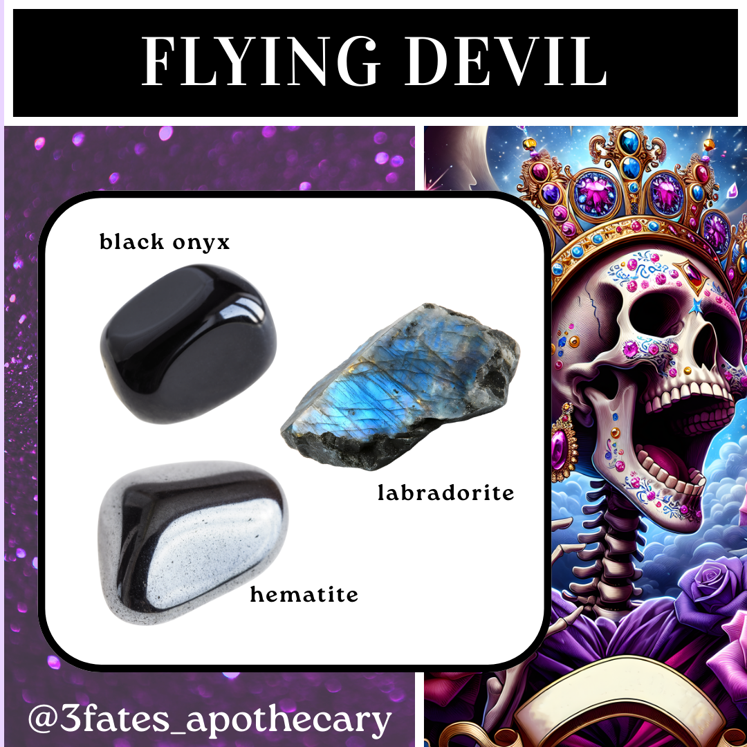 Flying Devil Intention candle