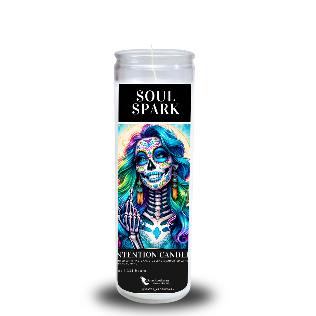 Soul Spark Intention candle
