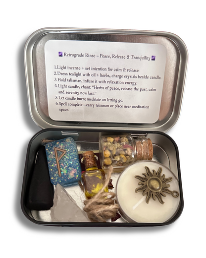 Retrograde Rinse Travel Altar