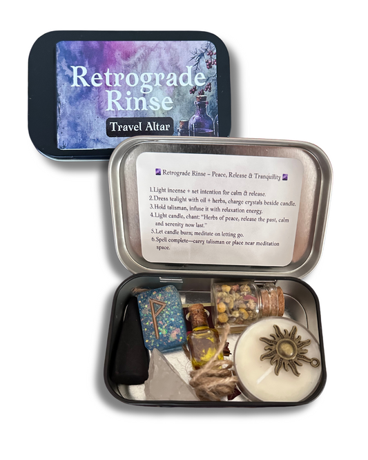 Retrograde Rinse Travel Altar