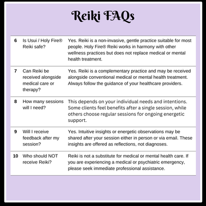 Distant Reiki Energy Healing Session & Intuitive Reading