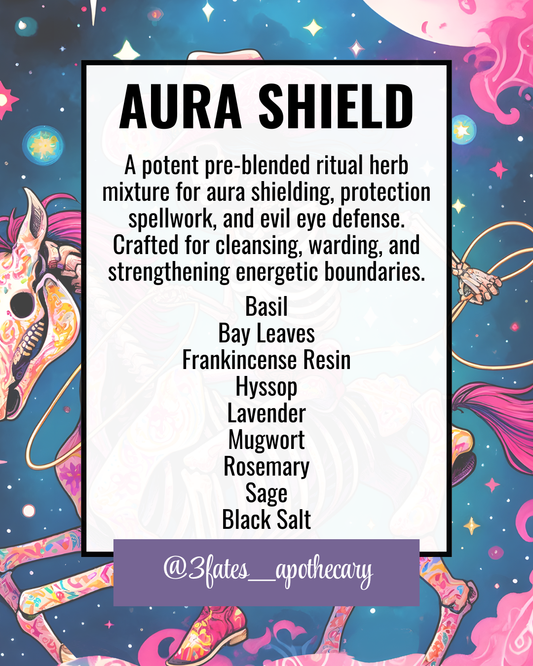 Aura Shield Herbal Kit | Protection Herb Bundle for Spiritual Defense, Warding & Energy Shielding