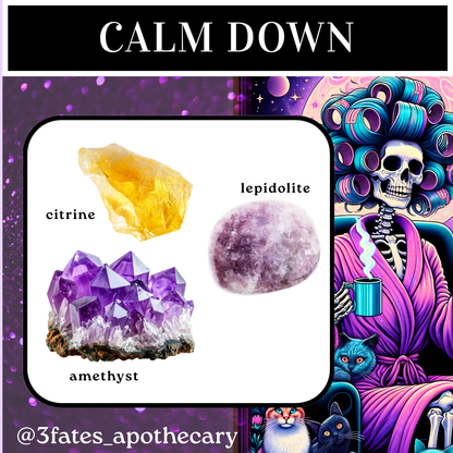 Calm Down Intention candle