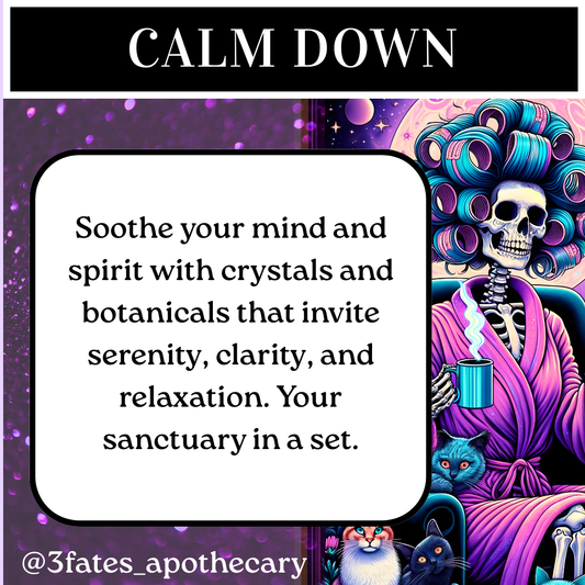 Calm Down Intention candle