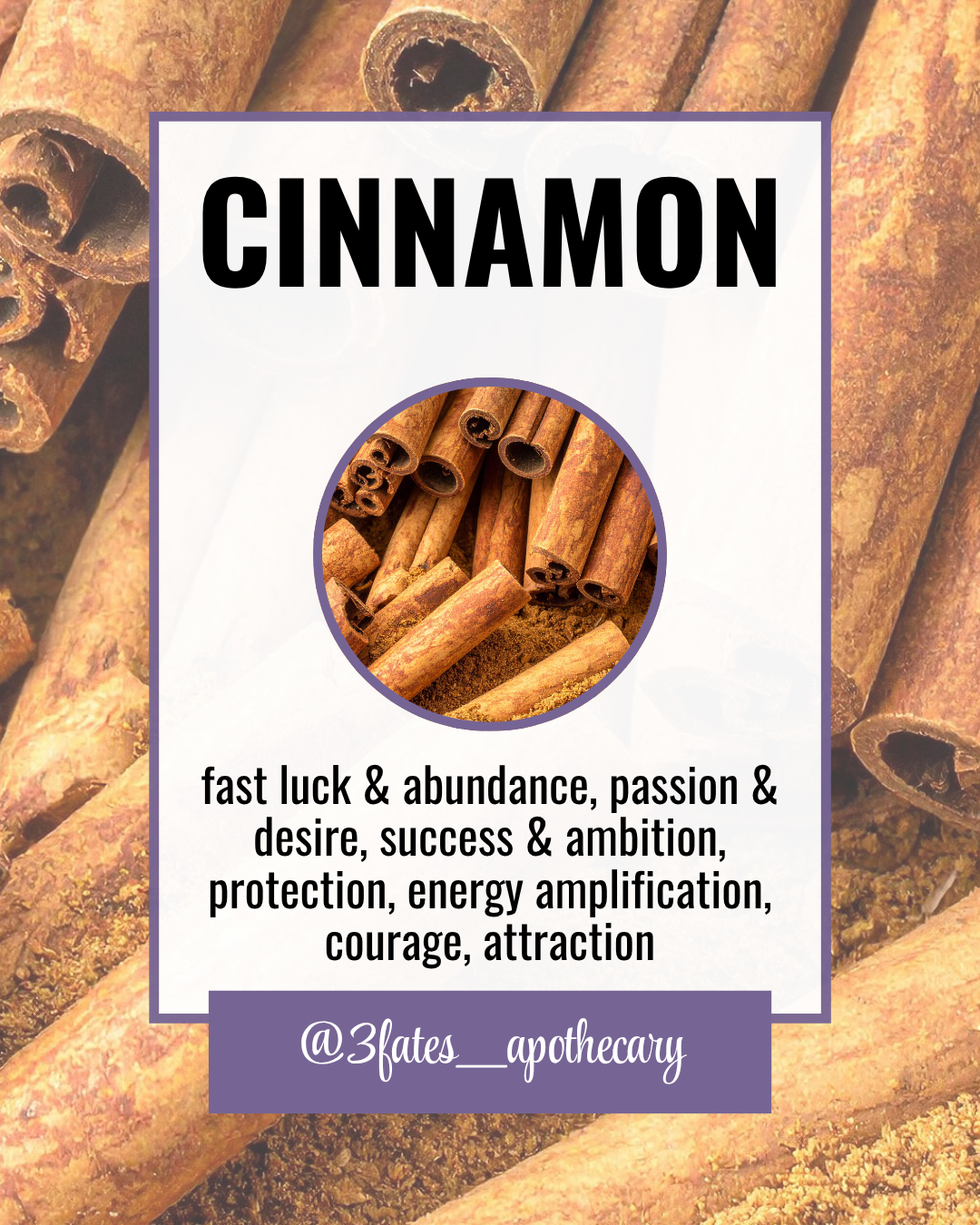 Cinnamon - Ritual Herb