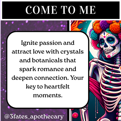 Come To Me Intention candle