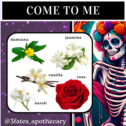 Come To Me Intention candle