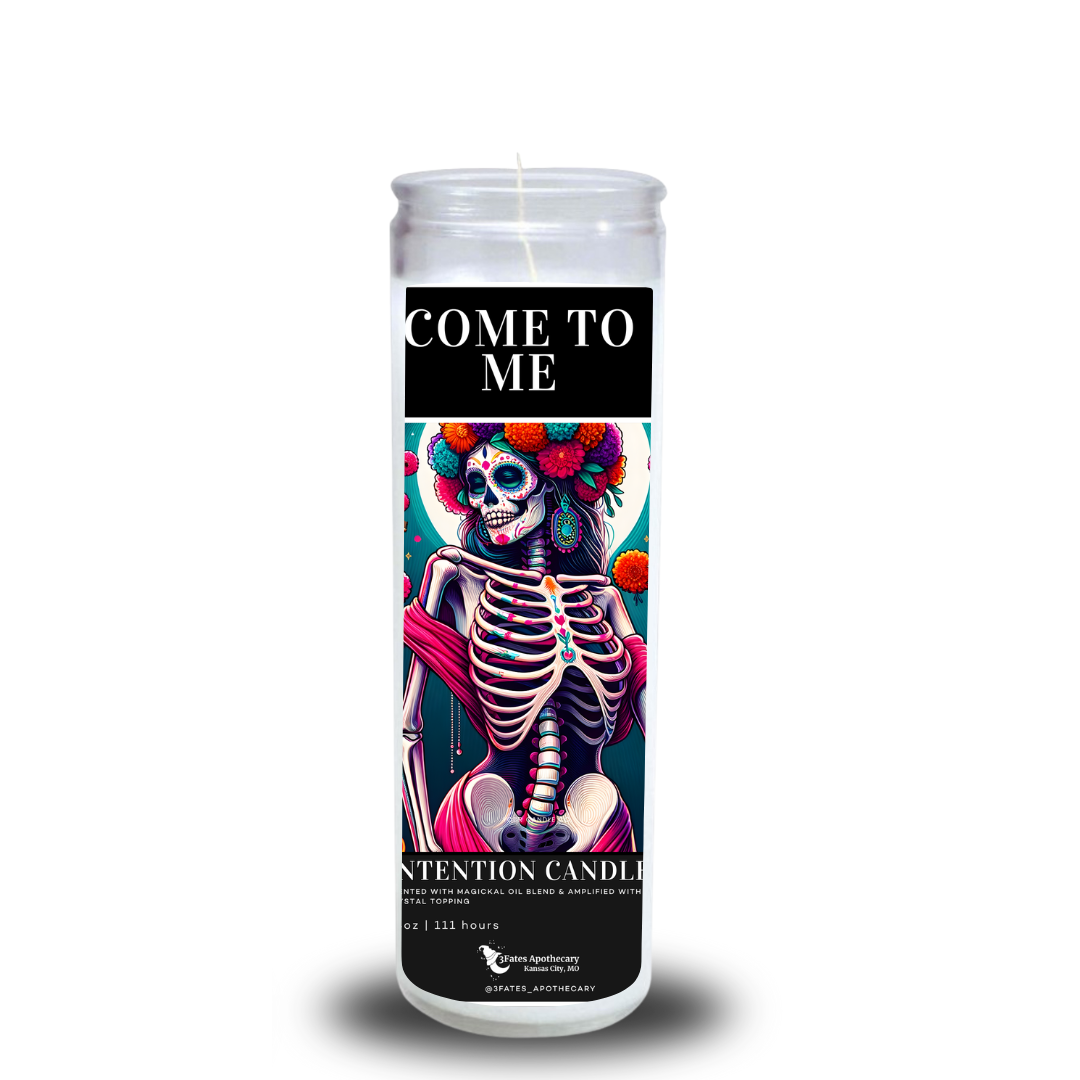 Come To Me Intention candle