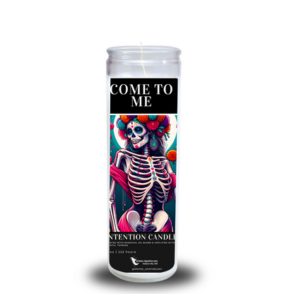 Come To Me Intention candle