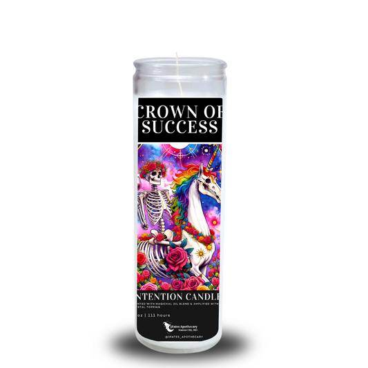Crown of Success Intention candle