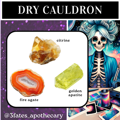 Dry Cauldron Intention candle