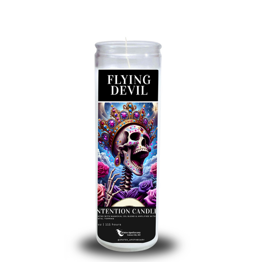 Flying Devil Intention candle