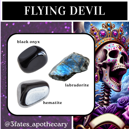 Flying Devil Intention candle