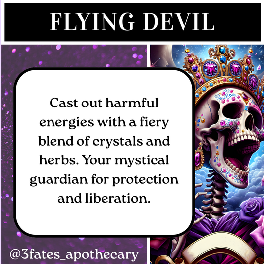 Flying Devil Intention candle