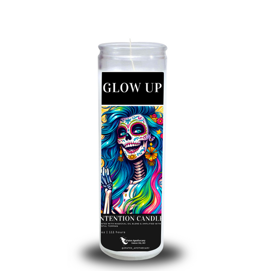 Glow Up Intention candle