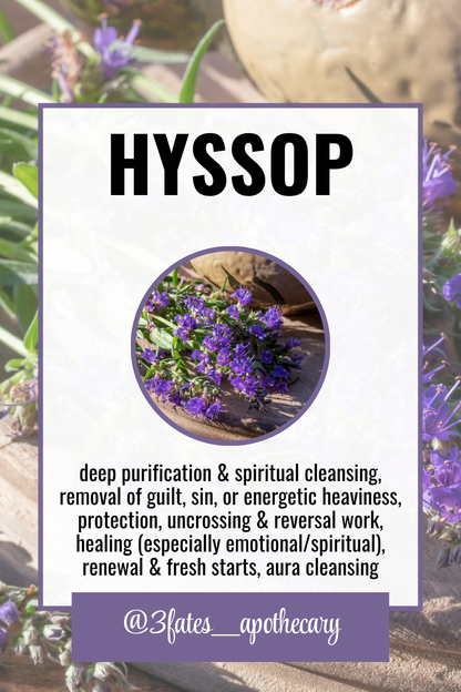 Retrograde Rinse Ritual Herbs | Purification Herb Kit | Peace, Release & Renewal | Lavender, Hyssop, Blue Lotus | 3Fates Signature Collection