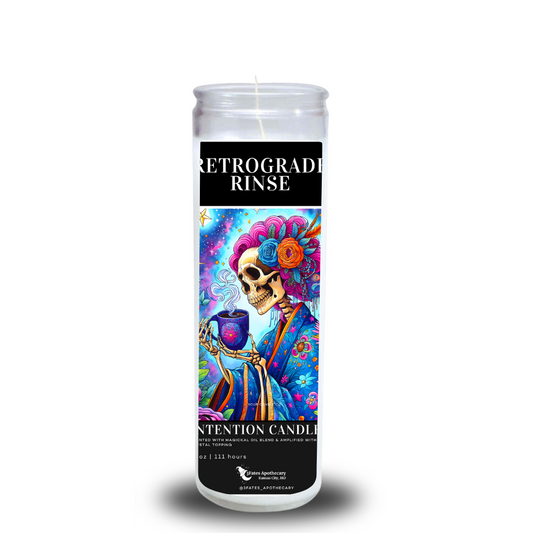 Retrograde Rinse Intention candle