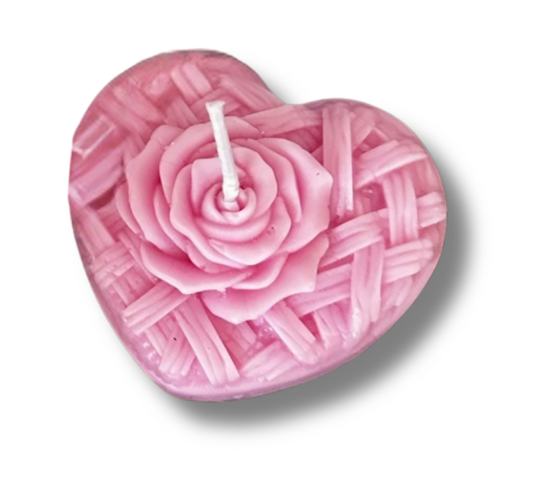 Rose Heart Spell Candle