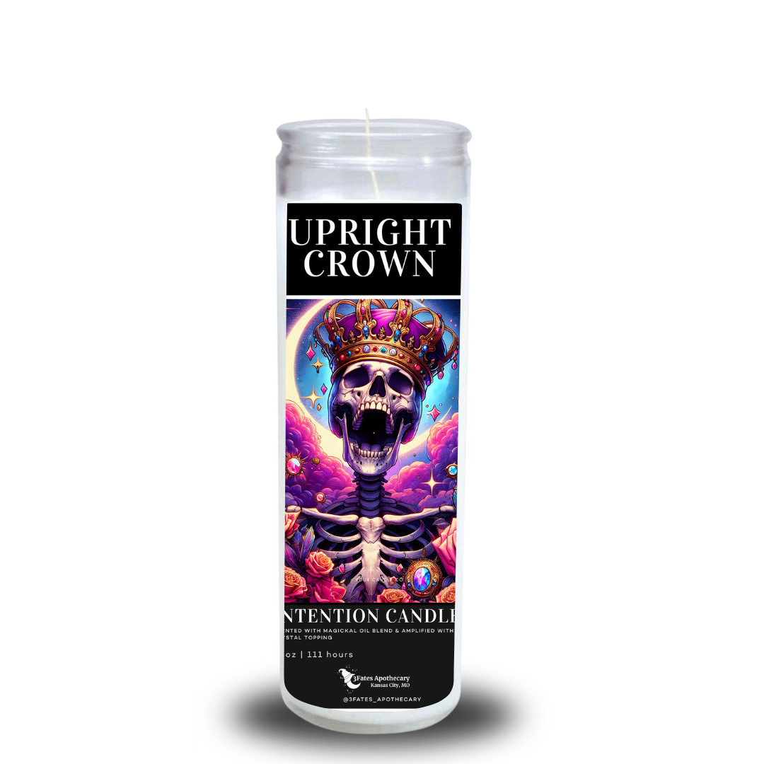Upright Crown Intention candle