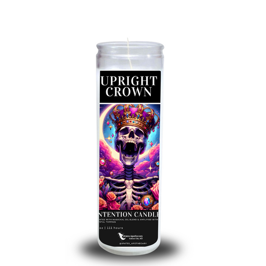 Upright Crown Intention candle