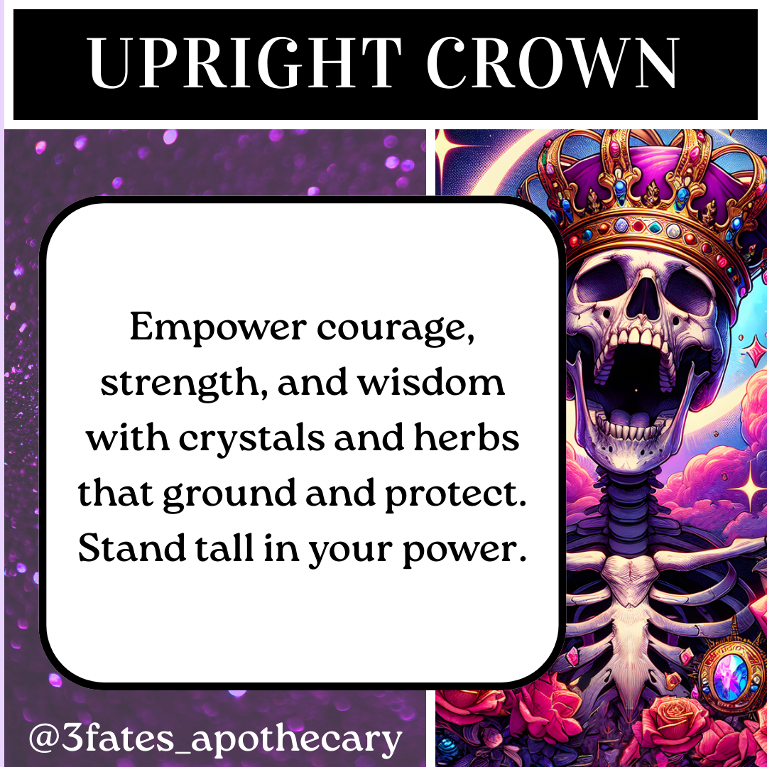 Upright Crown Intention candle