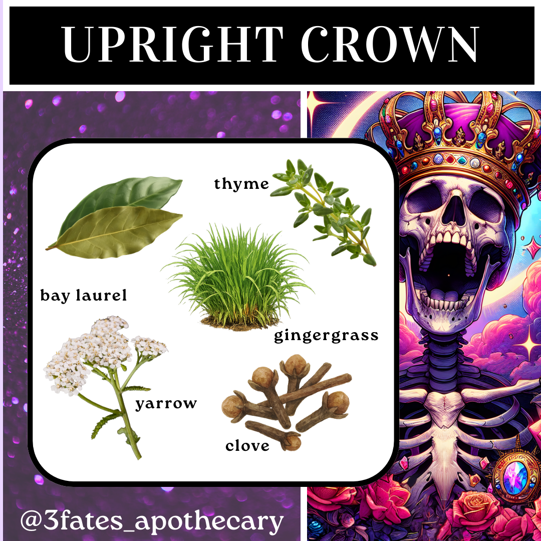 Upright Crown Intention candle