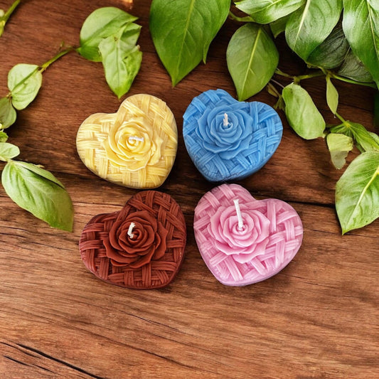 Rose Heart Spell Candle