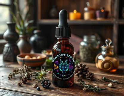 Dragon's Blood  Magickal Oil Blend | Handcrafted Magickal Oils | Witchcraft Supplies | Spell Anointing Oils | Spell Enhancer