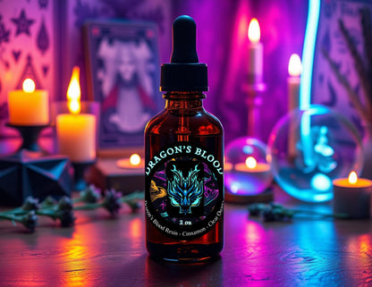 Dragon's Blood  Magickal Oil Blend | Handcrafted Magickal Oils | Witchcraft Supplies | Spell Anointing Oils | Spell Enhancer
